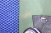 Authentic HERMES Carre 90 Scarf "L E legance er le Confort " Silk Blue 3984D