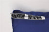 Authentic HERMES Carre 90 Scarf "L E legance er le Confort " Silk Blue 3984D