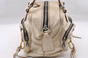 Authentic Chloe Betty Vintage Shoulder Hand Bag Purse Leather White 3986I