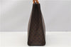 Authentic CELINE Macadam Blason Pattern Hand Bag Purse PVC Leather Brown 3987F