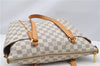 Authentic Louis Vuitton Damier Azur Totally PM Tote Bag White N41280 LV 3988F