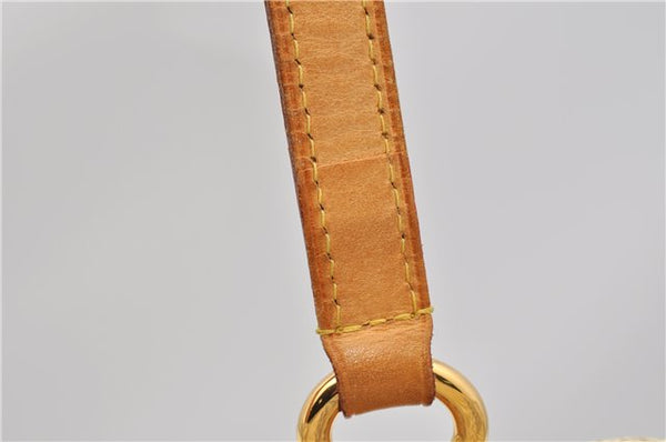 Authentic Louis Vuitton Damier Azur Totally PM Tote Bag White N41280 LV 3988F