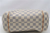 Authentic Louis Vuitton Damier Azur Totally PM Tote Bag White N41280 LV 3988F