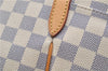 Authentic Louis Vuitton Damier Azur Totally PM Tote Bag White N41280 LV 3988F