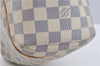 Authentic Louis Vuitton Damier Azur Totally PM Tote Bag White N41280 LV 3988F