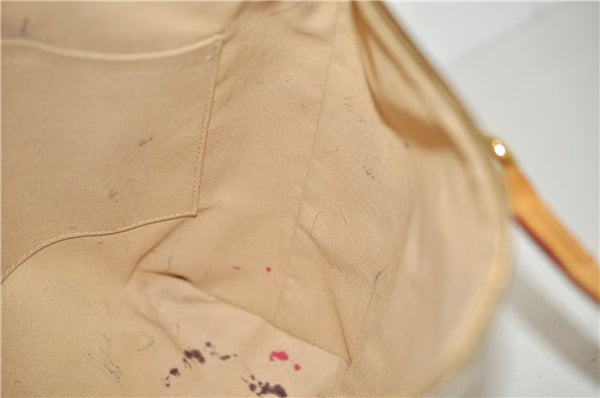 Authentic Louis Vuitton Damier Azur Totally PM Tote Bag White N41280 LV 3988F