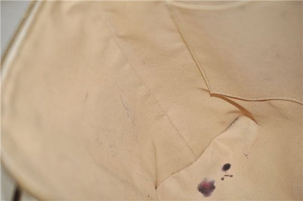 Authentic Louis Vuitton Damier Azur Totally PM Tote Bag White N41280 LV 3988F