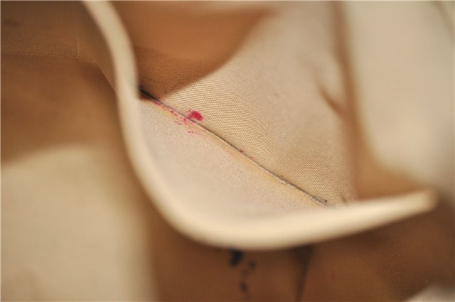 Authentic Louis Vuitton Damier Azur Totally PM Tote Bag White N41280 LV 3988F