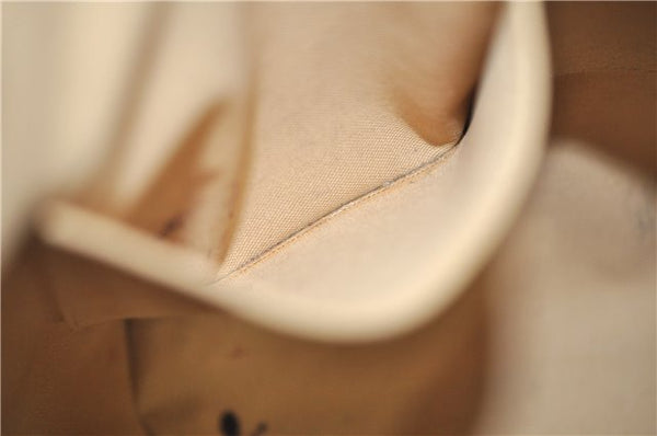 Authentic Louis Vuitton Damier Azur Totally PM Tote Bag White N41280 LV 3988F