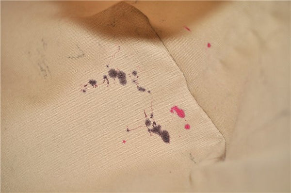 Authentic Louis Vuitton Damier Azur Totally PM Tote Bag White N41280 LV 3988F