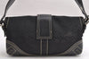 Authentic COACH Mini Signature Shoulder Hand Bag Canvas Leather 3628 Black 3988I