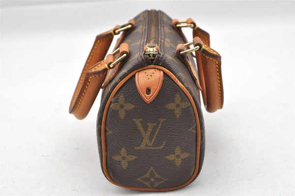 Authentic Louis Vuitton Monogram Mini Speedy Hand Bag Purse M41534 LV 3989I