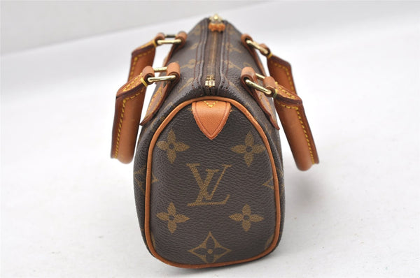 Authentic Louis Vuitton Monogram Mini Speedy Hand Bag Purse M41534 LV 3989I