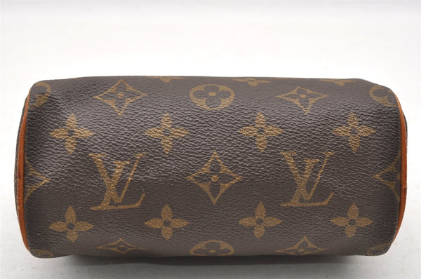 Authentic Louis Vuitton Monogram Mini Speedy Hand Bag Purse M41534 LV 3989I