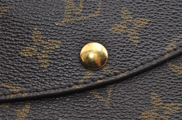 Auth Louis Vuitton Monogram Pochette Double Rabat Clucth Bag M51815 Junk 3990I