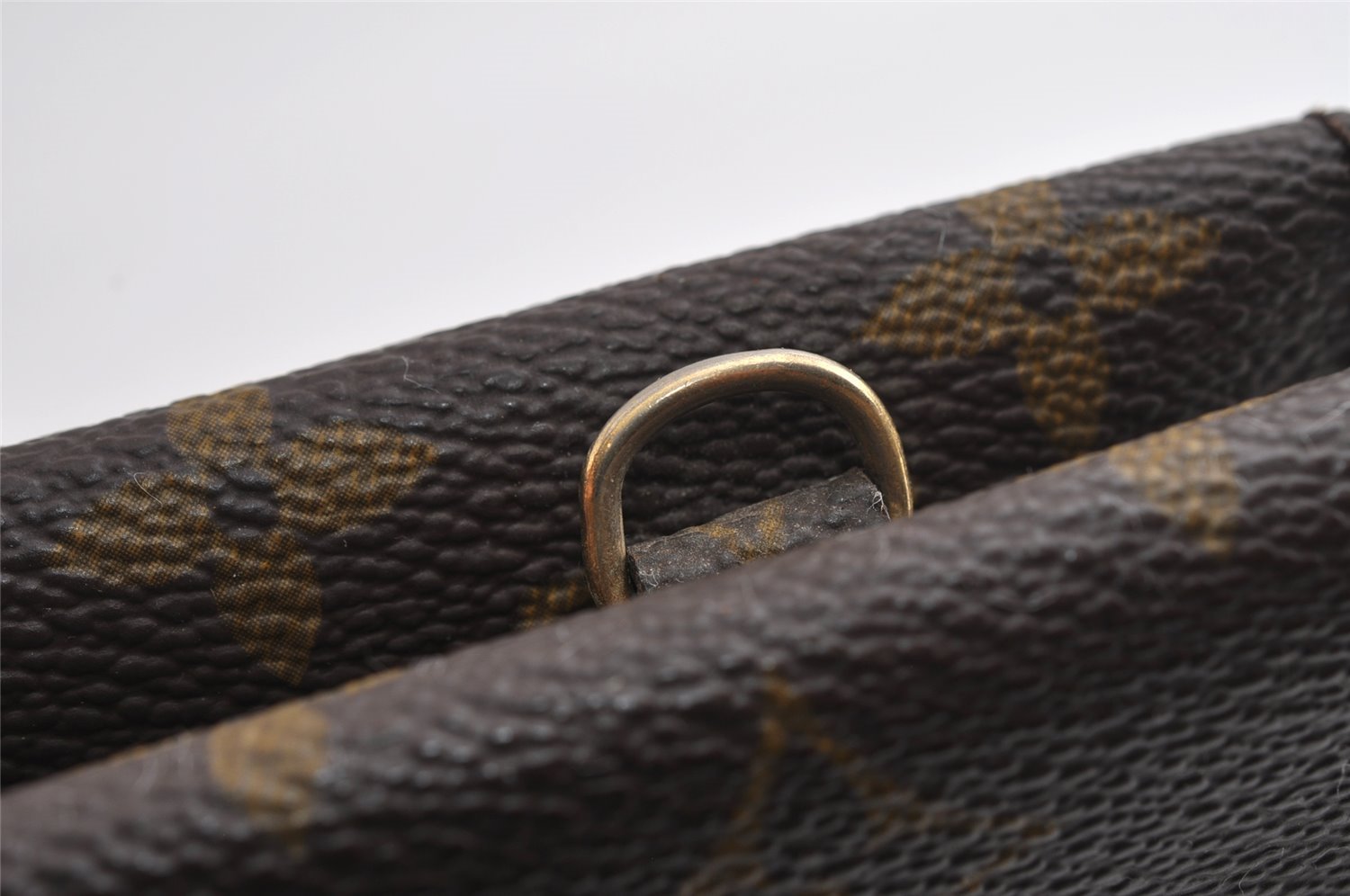 Auth Louis Vuitton Monogram Pochette Double Rabat Clucth Bag M51815 Junk 3990I