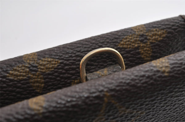 Auth Louis Vuitton Monogram Pochette Double Rabat Clucth Bag M51815 Junk 3990I