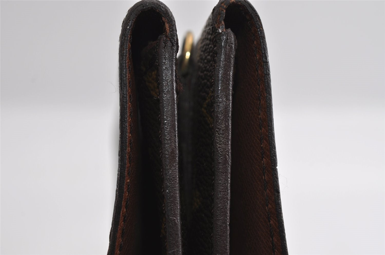 Auth Louis Vuitton Monogram Pochette Double Rabat Clucth Bag M51815 Junk 3990I