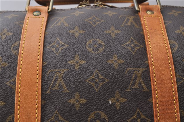 Authentic Louis Vuitton Monogram Keepall 50 Boston Bag M41426 LV 3991C