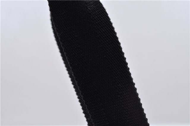 Authentic GUCCI GG Crystal Shoulder Tote Bag PVC Leather 131228 Black Gold 3991D