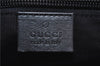Authentic GUCCI GG Crystal Shoulder Tote Bag PVC Leather 131228 Black Gold 3991D