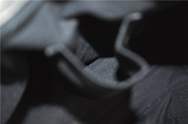 Authentic GUCCI GG Crystal Shoulder Tote Bag PVC Leather 131228 Black Gold 3991D