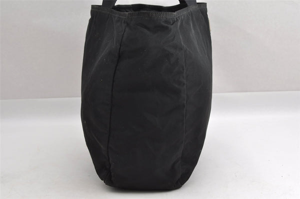 Authentic PRADA Vintage Nylon Tessuto Hand Bag Black 3991I