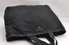 Authentic PRADA Vintage Nylon Tessuto Hand Bag Black 3991I