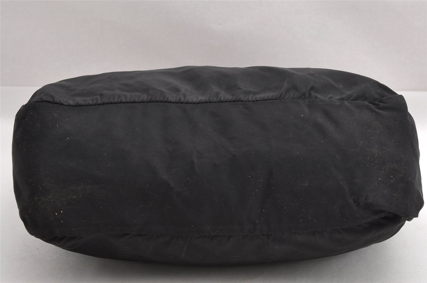 Authentic PRADA Vintage Nylon Tessuto Hand Bag Black 3991I