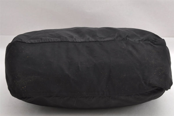Authentic PRADA Vintage Nylon Tessuto Hand Bag Black 3991I