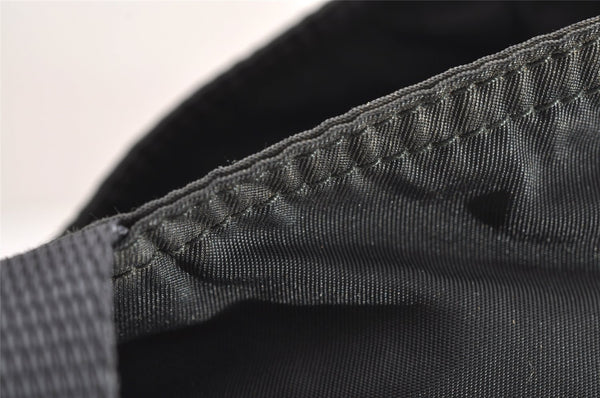 Authentic PRADA Vintage Nylon Tessuto Hand Bag Black 3991I