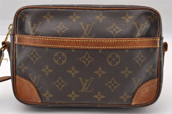 Auth Louis Vuitton Monogram Trocadero 23 Shoulder Cross Bag M51276 LV Junk 3992I