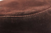 Authentic FENDI Mamma Baguette Shoulder Hand Bag Suede Leather Brown 3994I