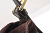 Authentic FENDI Mamma Baguette Shoulder Hand Bag Suede Leather Brown 3994I