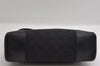 Authentic GUCCI Shoulder Cross Body Bag GG Canvas Leather 114273 Black 3996I