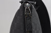 Authentic GUCCI Shoulder Cross Body Bag GG Canvas Leather 114273 Black 3996I
