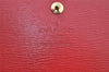 Authentic Louis Vuitton Epi Porte Monnaie Billets Cartes Credit Wallet Red 3997I