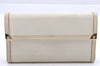 Auth Louis Vuitton Suhali Porte Tresor International Wallet M91839 White 3998I