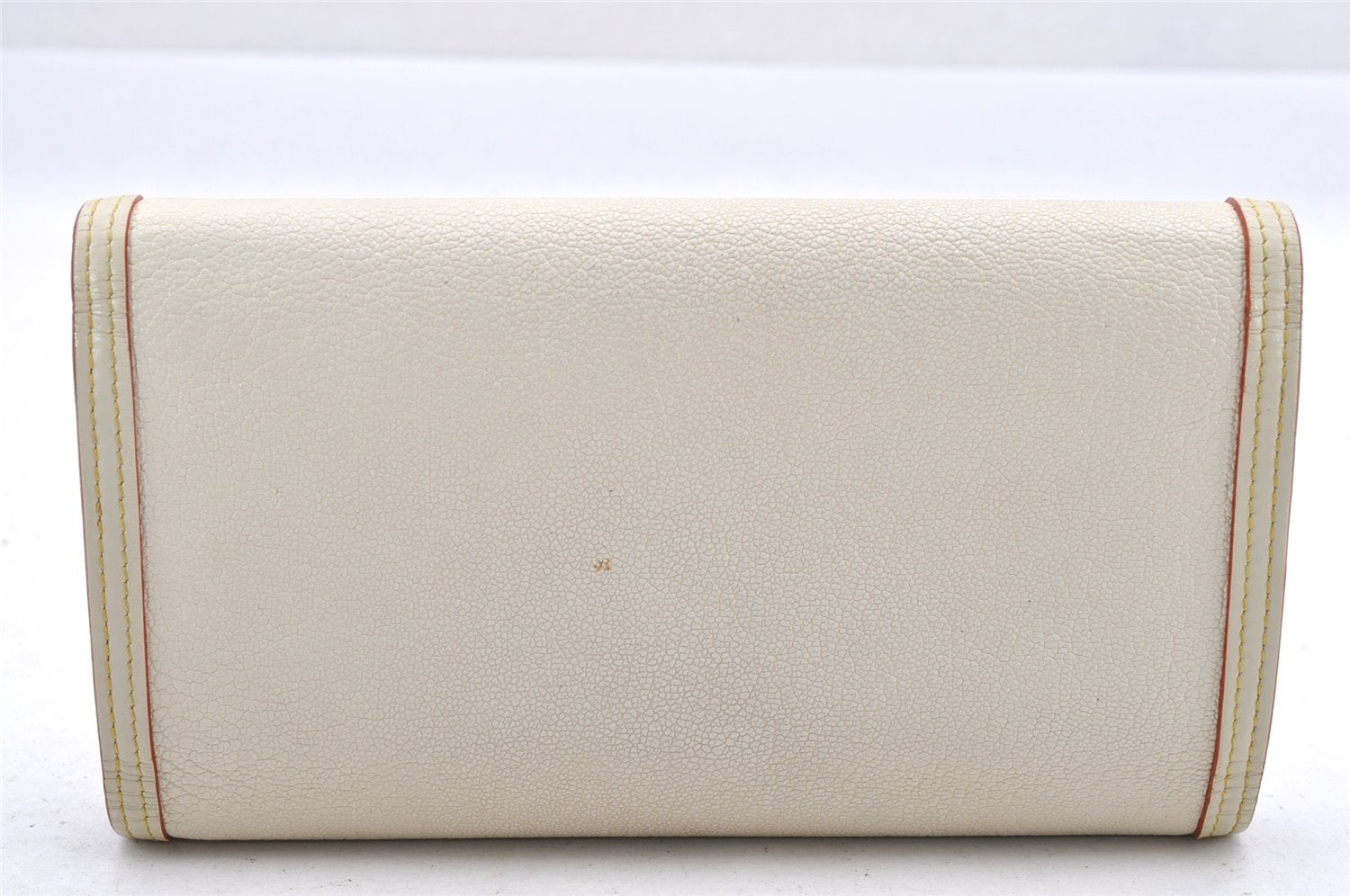 Auth Louis Vuitton Suhali Porte Tresor International Wallet M91839 White 3998I