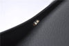 Authentic Burberrys Vintage Leather Clutch Hand Bag Purse Black 4001D