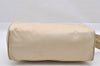 Authentic PRADA Nylon Tessuto Leather Shoulder Bag Purse BR0208 Beige 4002I