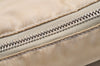 Authentic PRADA Nylon Tessuto Leather Shoulder Bag Purse BR0208 Beige 4002I