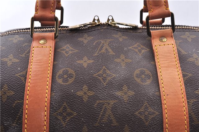 Authentic Louis Vuitton Monogram Keepall 55 Travel Boston Bag M41424 LV 4003E