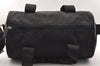 Authentic FENDI Vintage 2Way Shoulder Boston Hand Bag Nylon Leather Black 4004I