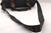 Authentic FENDI Vintage 2Way Shoulder Boston Hand Bag Nylon Leather Black 4004I