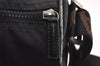 Authentic FENDI Vintage 2Way Shoulder Boston Hand Bag Nylon Leather Black 4004I
