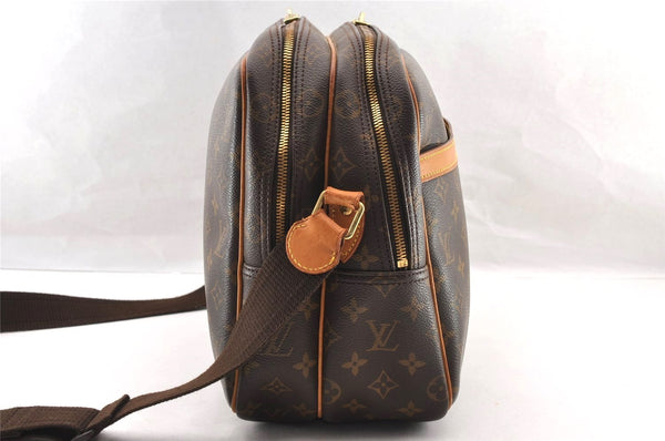 Authentic Louis Vuitton Monogram Reporter GM Shoulder Cross Bag M45252 LV 4005I