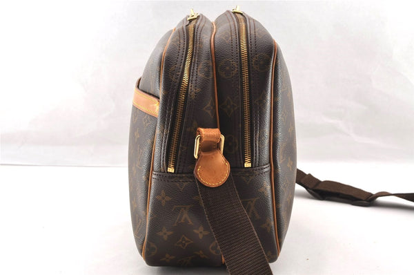 Authentic Louis Vuitton Monogram Reporter GM Shoulder Cross Bag M45252 LV 4005I