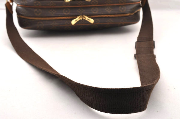 Authentic Louis Vuitton Monogram Reporter GM Shoulder Cross Bag M45252 LV 4005I