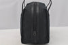 Authentic GUCCI Vintage Hand Bag Purse GG Canvas Leather 124542 Black 4006I